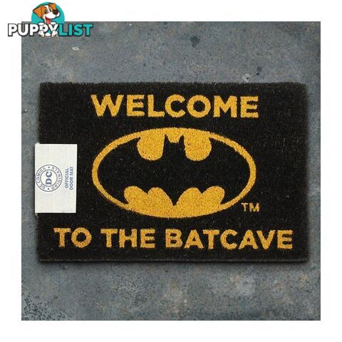 DC Comics Batman Welcome To The Batcave Doormat