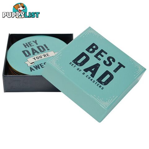 Best Dad - Set of 8 Coasters