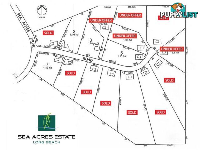 Lot  5 - S Sea Acres Estate LONG BEACH NSW 2536