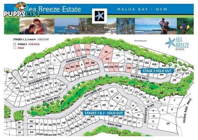 Sea Breeze Estate MALUA BAY NSW 2536