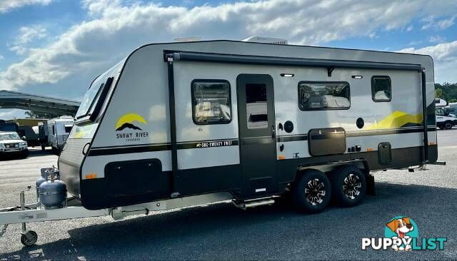 NEW 2024 SNOWY RIVER SRC22F FAMILY 3 BUNK CARAVAN 2 AXLE