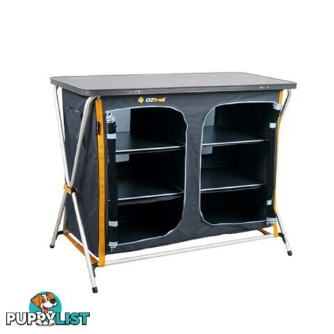 OZtrail 3 Shelf Double Deluxe Cupboard 