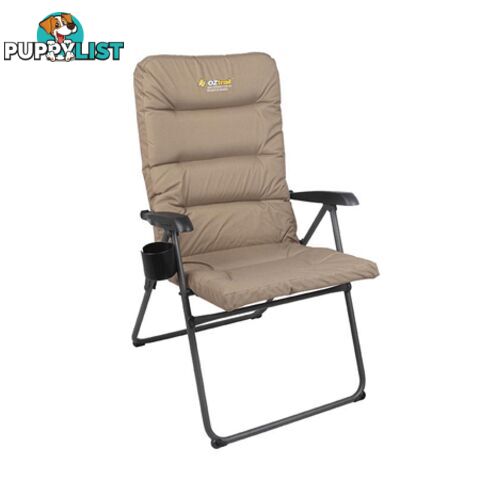 OZtrail Coolum 5 Position Arm Chair 