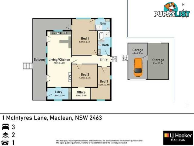 1 McIntyres Lane MACLEAN NSW 2463