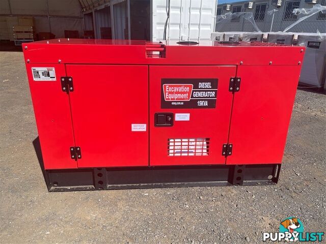 Unused 2023 Silenced 15kVA Generator