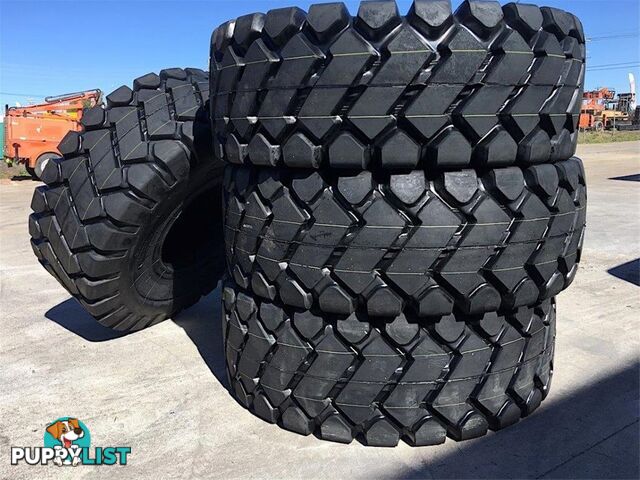 Quantity of 4 2023 Unused 23.5-25 Earthmoving Tyre