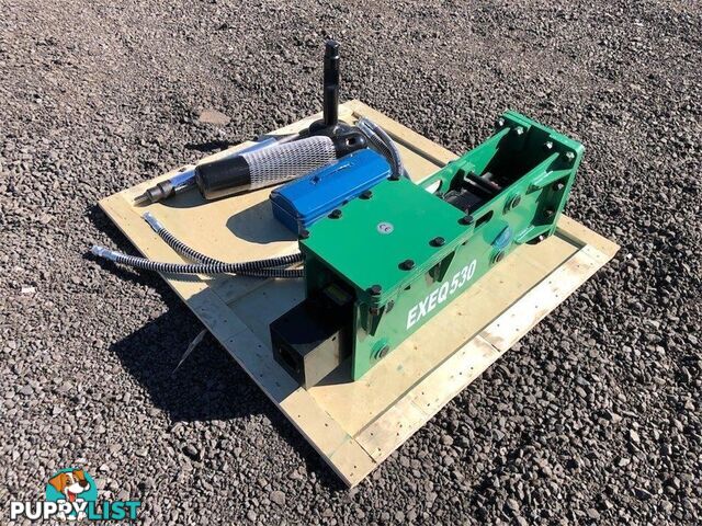 Unused 2023 Hydraulic Skid Steer / Excavator Post Driver