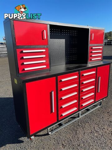 Unused 2023 18 Drawer Work Bench / Tool Cabinet