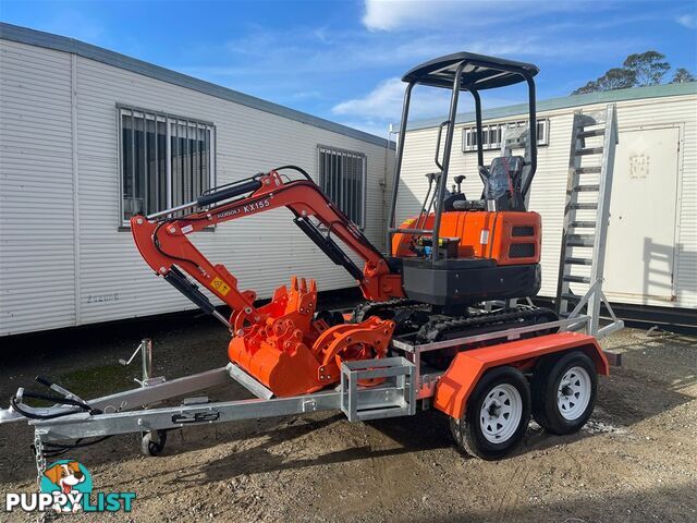 2022 Kobolt KX155 Mini Excavator Package with Trailer