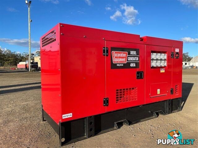 Unused 2023 Silenced 40kVA Generator