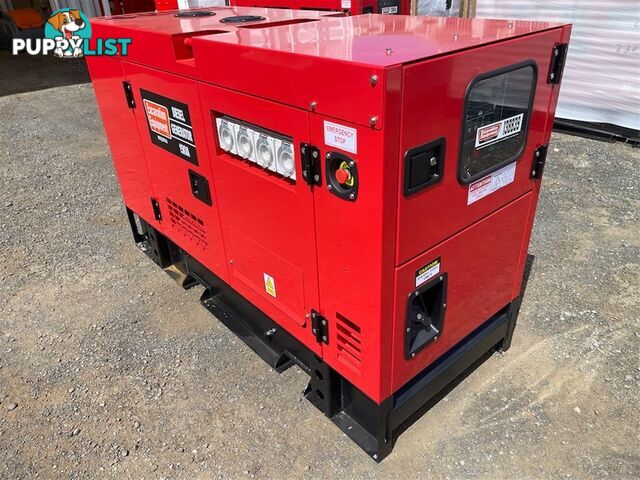 Unused 2023 Silenced 15kVA Single Phase Generator