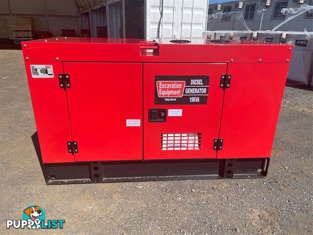 Unused 2023 Silenced 15kVA Generator