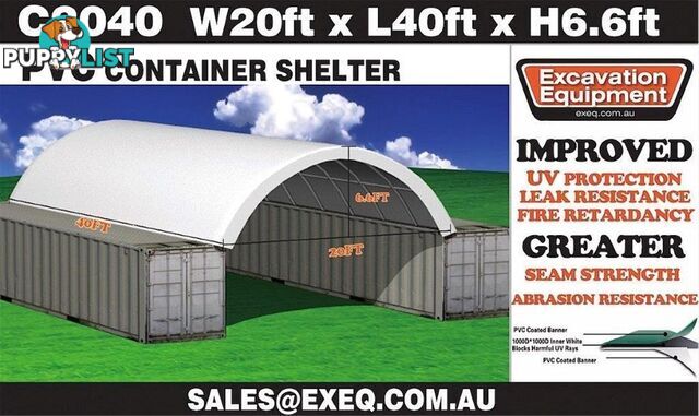 Unused Heavy duty 40ft Container Shelter