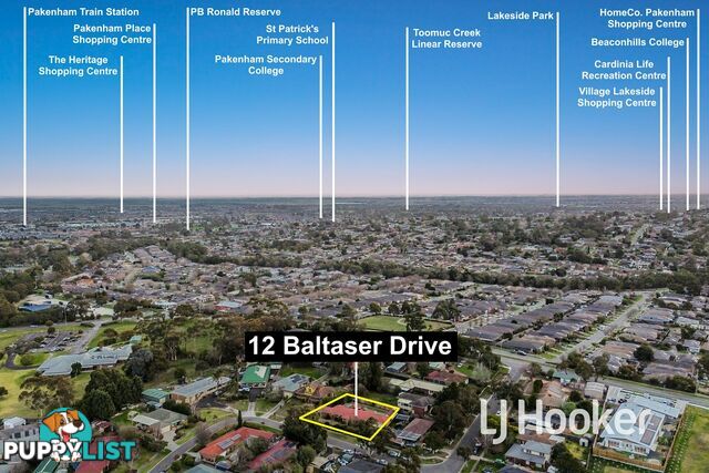12 Baltaser Drive PAKENHAM VIC 3810