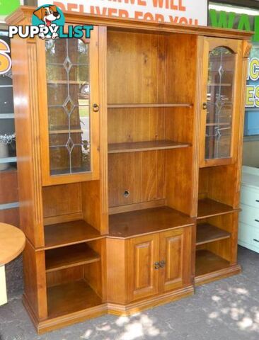 Huge Solid Wood Wall TV Display Unit !!!