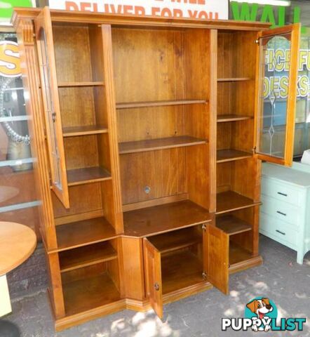 Huge Solid Wood Wall TV Display Unit !!!