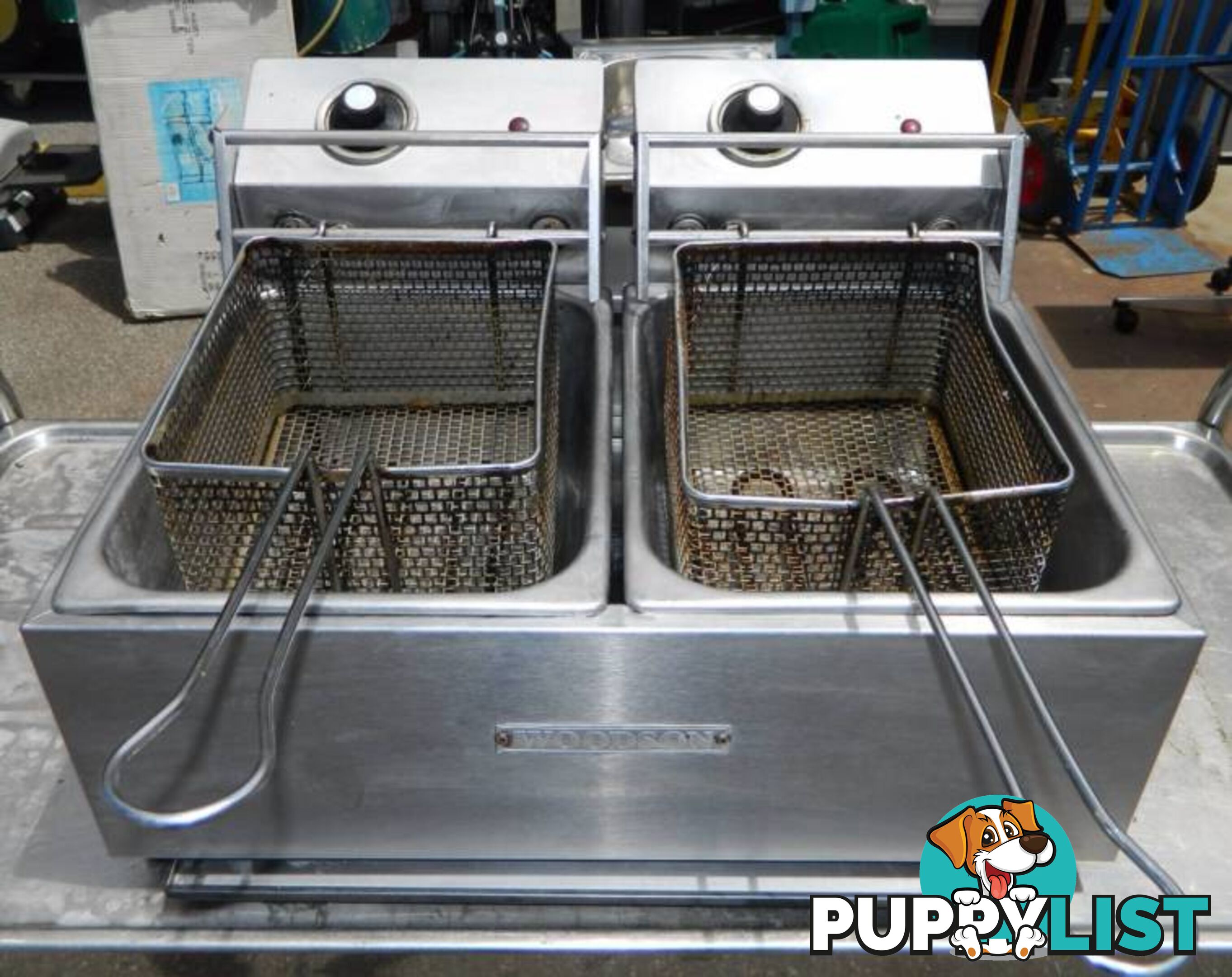 Woodson Double Basket Commercial Deep Fryer