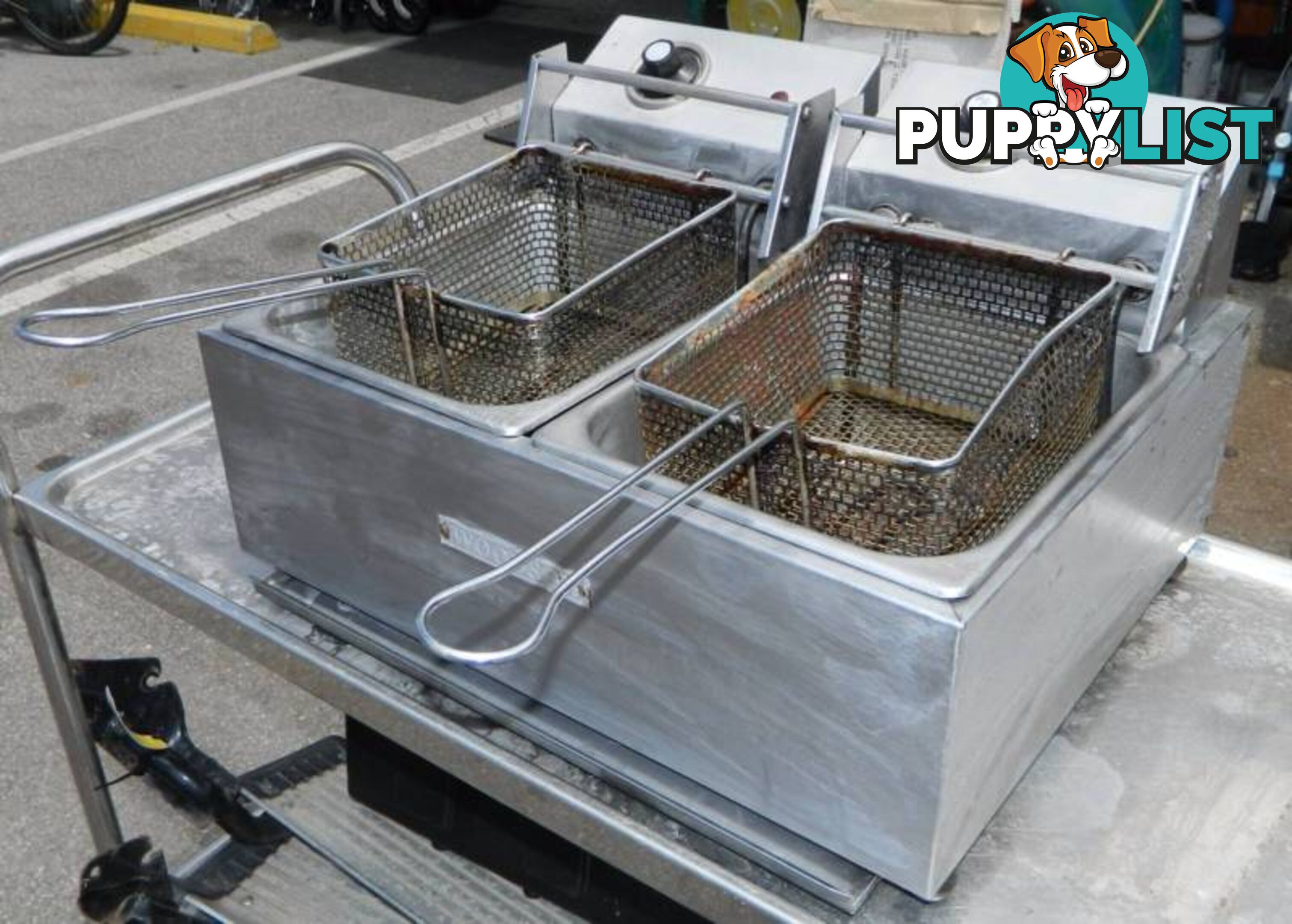 Woodson Double Basket Commercial Deep Fryer