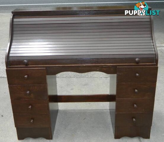 Retro Wooden Roll Top Desk !!!