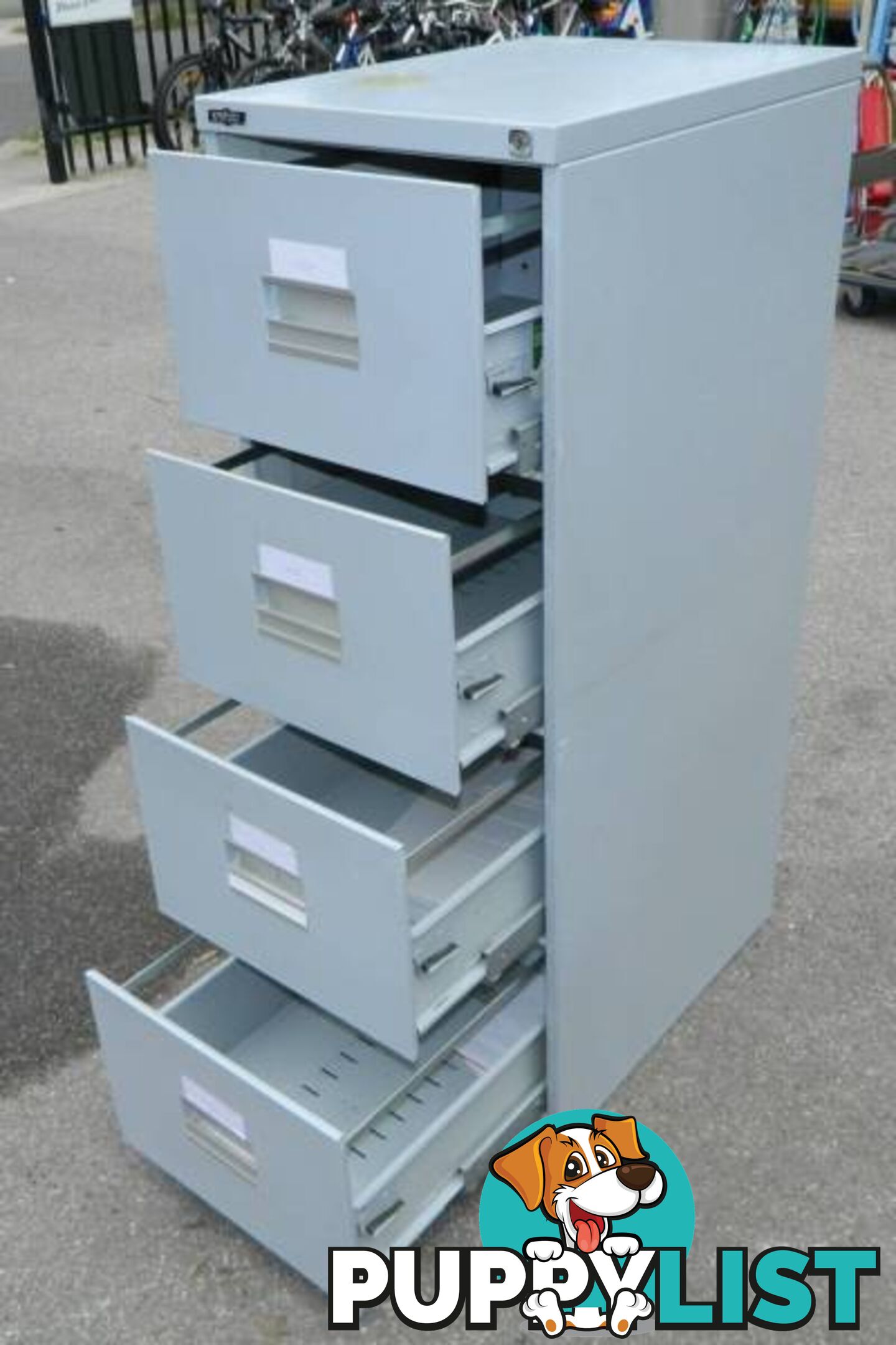 Solid 4 Drawer Office Filing Cabinet !!!