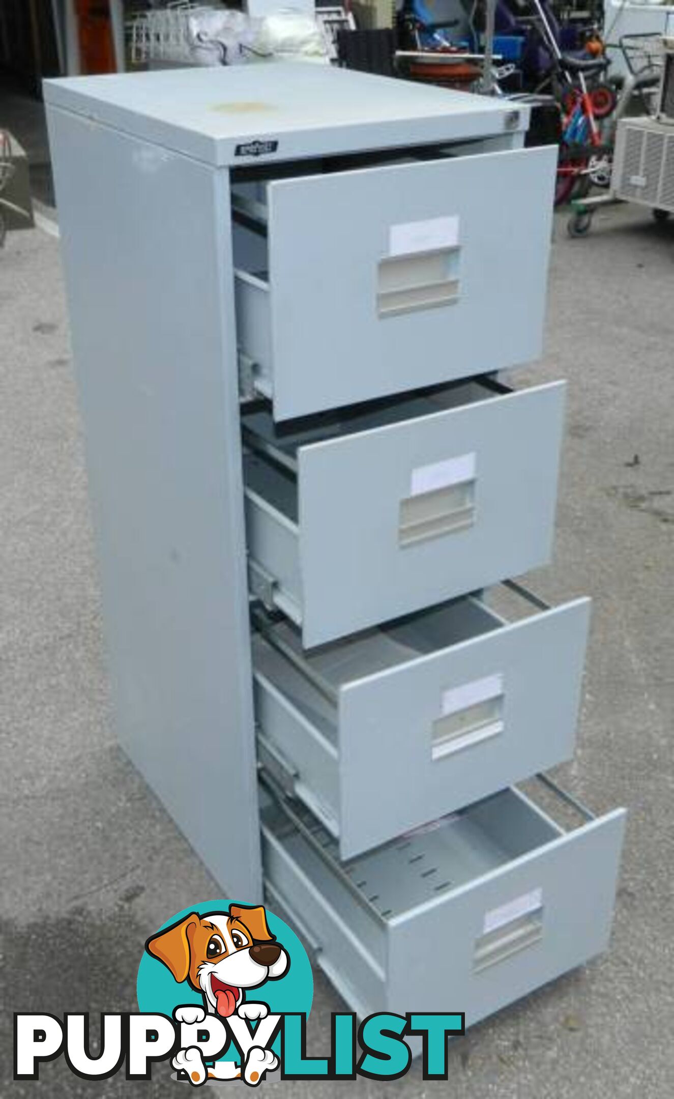 Solid 4 Drawer Office Filing Cabinet !!!