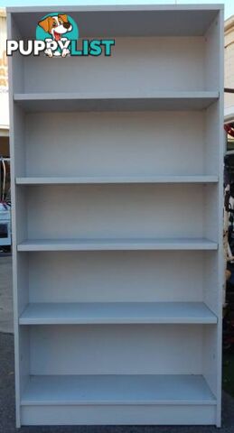 Bookshelves - bookcases - light grey - sturdy - adjustable