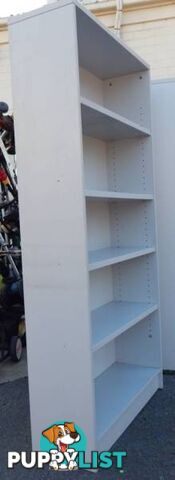 Bookshelves - bookcases - light grey - sturdy - adjustable