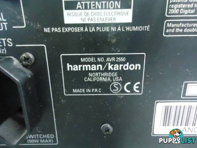 AMAZING HARMAN / KARDON AVR2550 AMPLIFIER