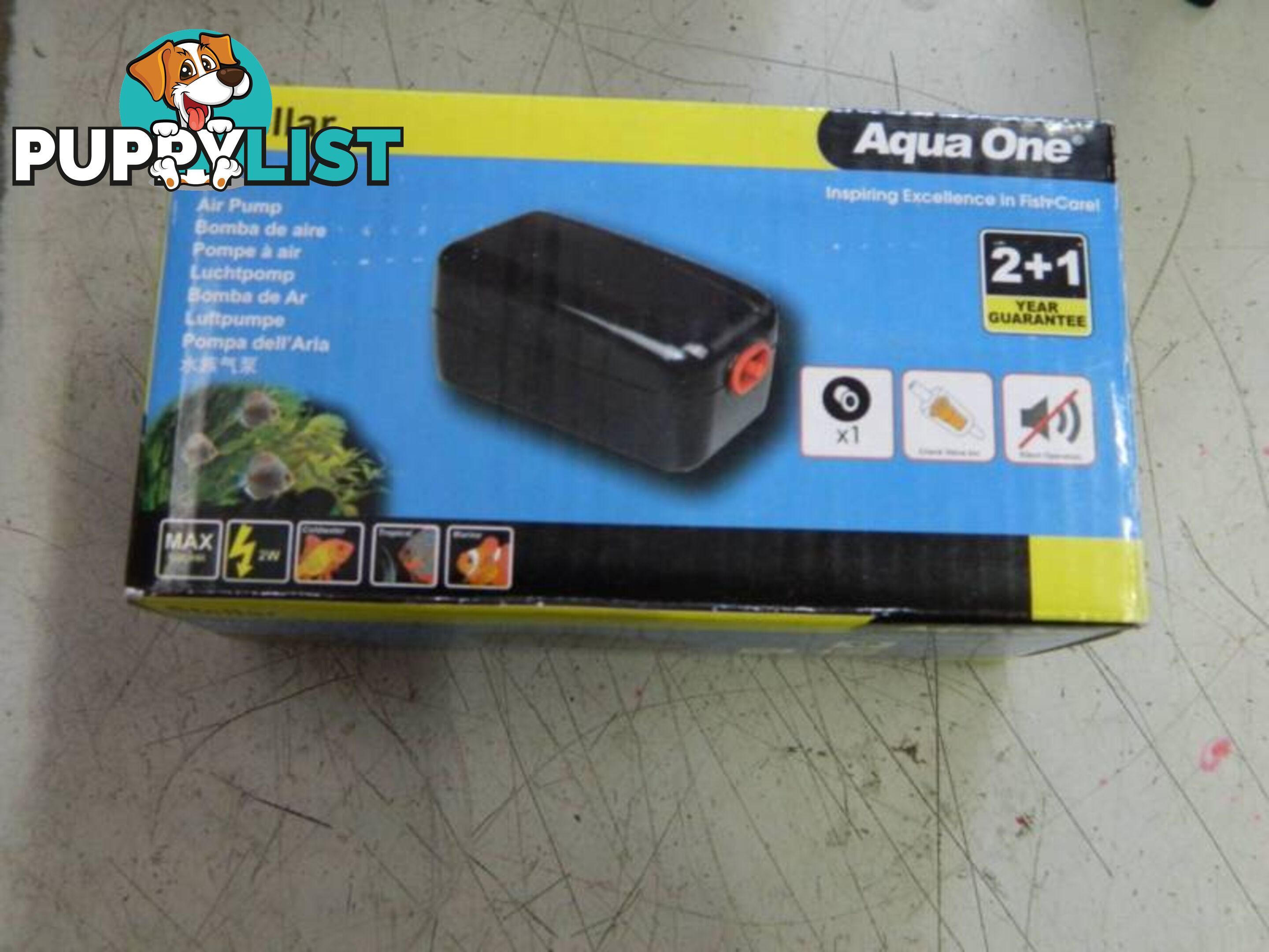 Brand New Aqua One Stellar 60 Fish Air Pump !!!