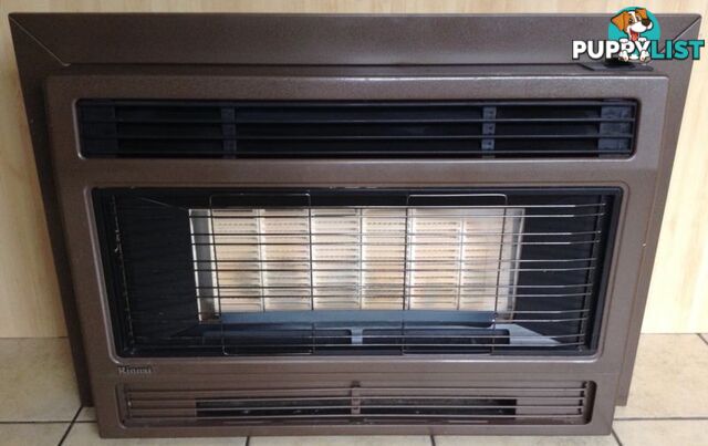 Rinnai 2001 Brown Natural Gas Space Heater with Flared Surround