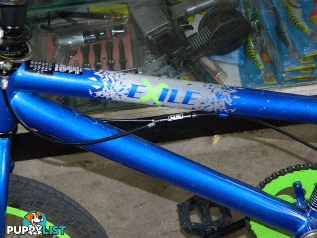 Amazing blue Exile BMX Bicycle