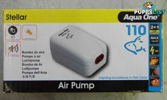 Brand New Aqua One Stellar 110 Fish Air Pump !!!