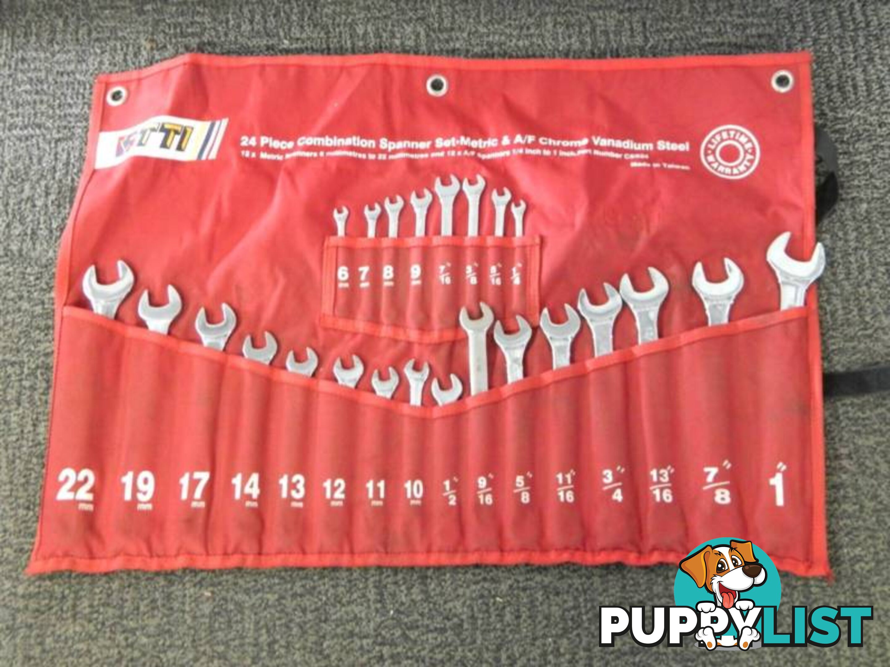 TTI 24 Piece Metric & AF Combination Spanner Set !!!