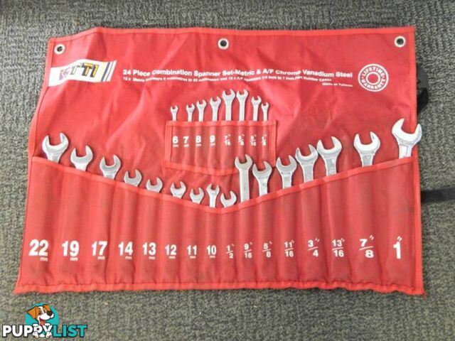 TTI 24 Piece Metric & AF Combination Spanner Set !!!