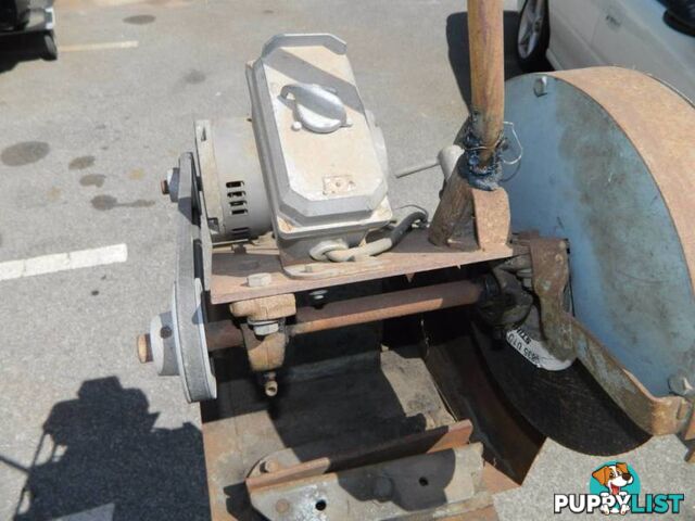 Powerful 1.5HP Drop Saw with sturdy metal base