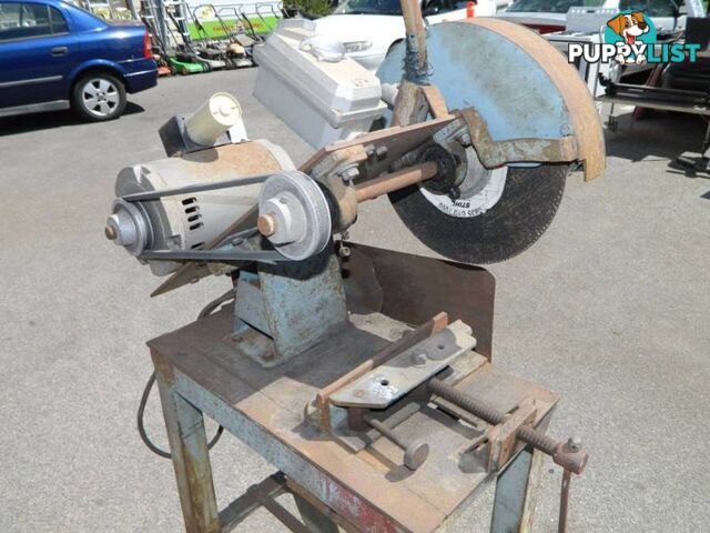 Powerful 1.5HP Drop Saw with sturdy metal base