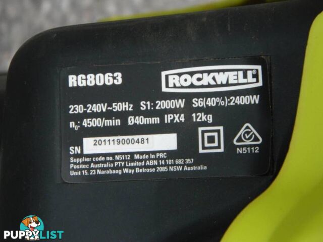 Rockwell RG8063 Garden Shredder / Mulcher !!!