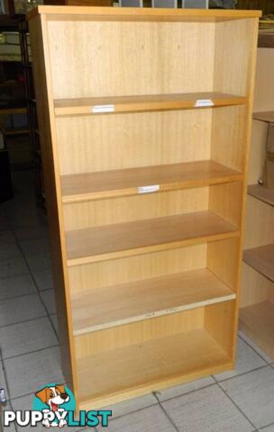 Solid Wood Look Adjustable Office / Home Bookshelf