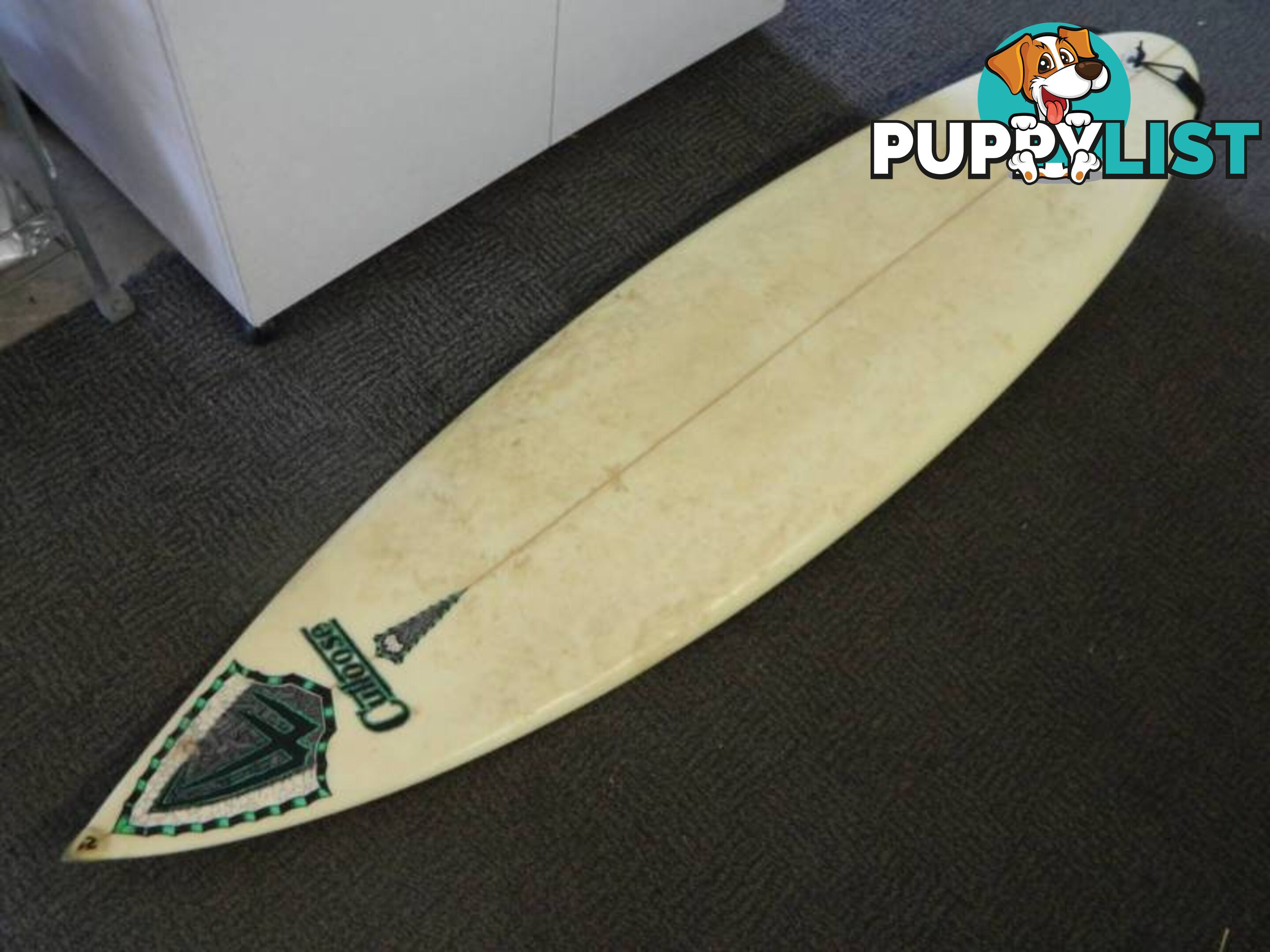 1.8m Cutloose Surfboard hand made by Jeff Hardick