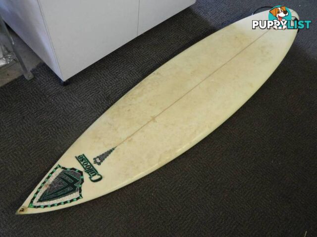 1.8m Cutloose Surfboard hand made by Jeff Hardick