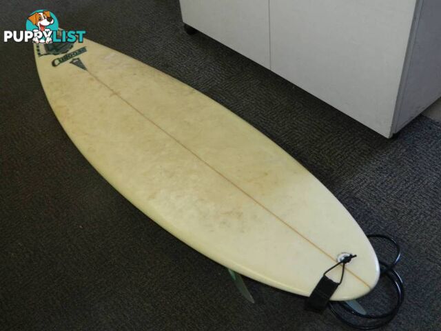 1.8m Cutloose Surfboard hand made by Jeff Hardick