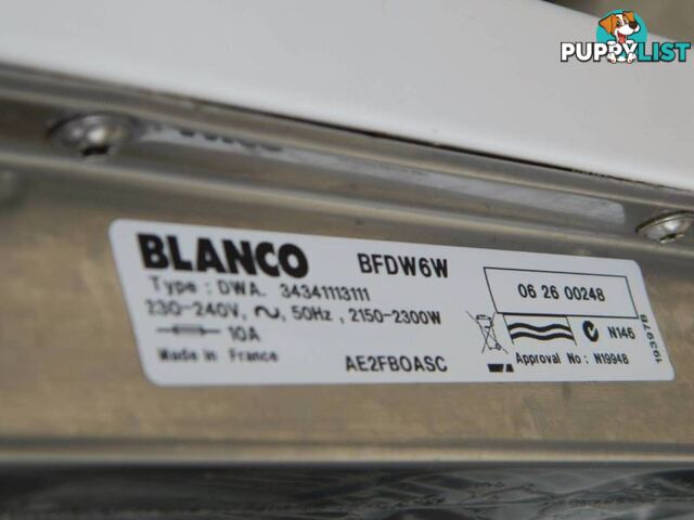 Stylish Blanco BFD6W6 Semi Integrated Dishwasher