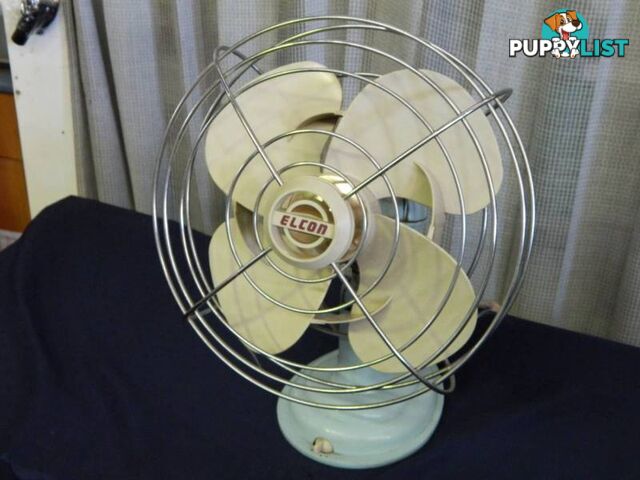 Vintage Retro Elcon Adjustable Speed Fan