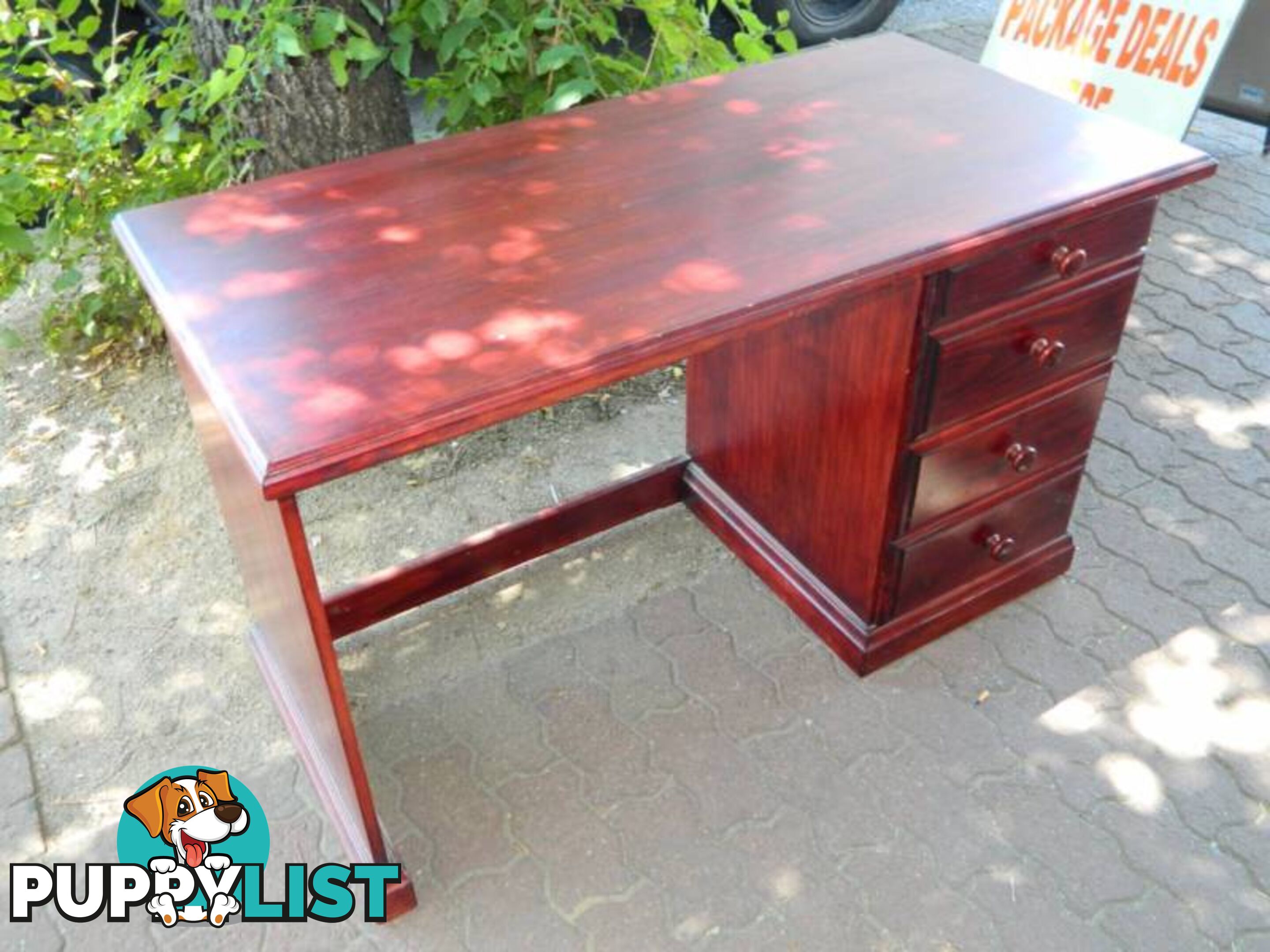 Lovely Solid Wood Study / Office Desk with Drawers