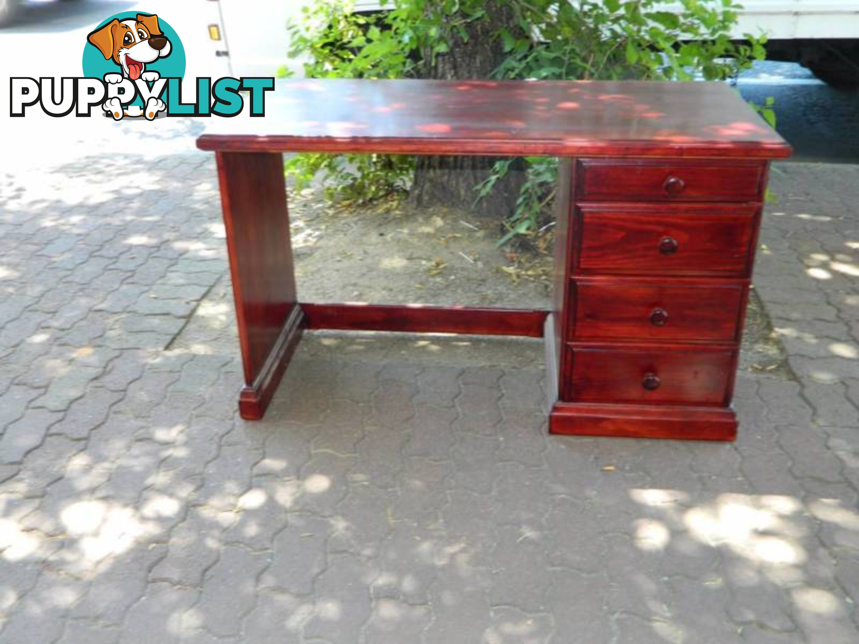 Lovely Solid Wood Study / Office Desk with Drawers