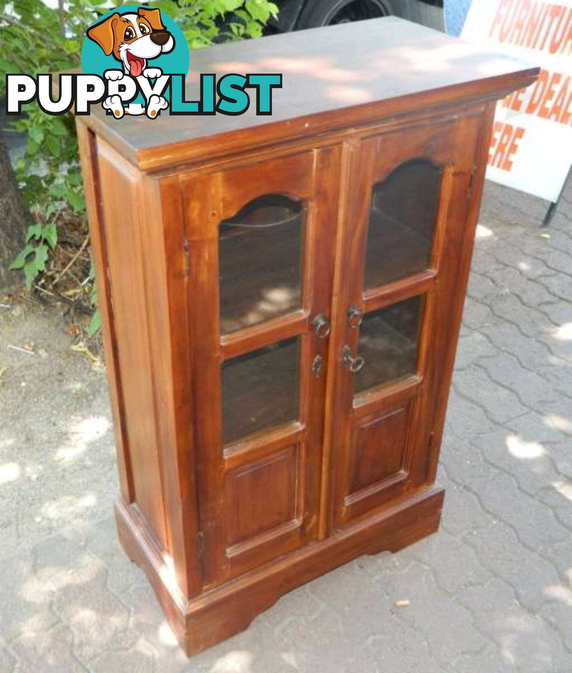 Lovely Wooden Glass Display Cabinet