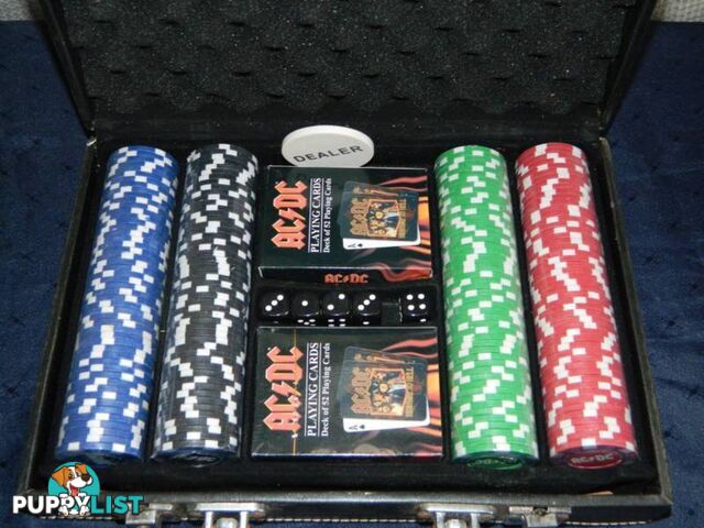 Collectible ACDC Poker Set !!!