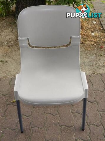 Sturdy Sebel Plastic Stackable Chairs x7 Great for parties