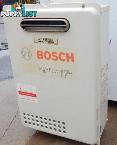 Bosch Gas Highflow 17e Hot water system