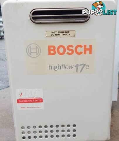 Bosch Gas Highflow 17e Hot water system